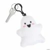 Ghost Plush Backpack Clip Keychains - 12 Pc.