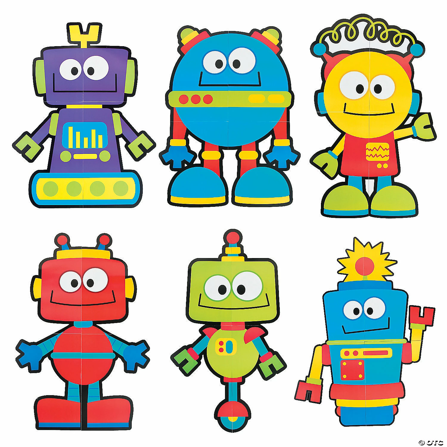 Giant Robot Cutouts - 6 Pc. 3 Giant Robot Cutouts - 6 Pc. - Image 3