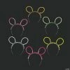 Glow Stick Cat Ear Headbands - 12 Pc.
