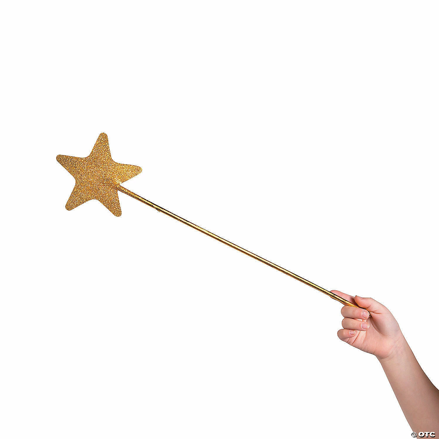 Gold Glittery Star Wands- 12 Pc. 2 Gold Glittery Star Wands- 12 Pc. - Image 2