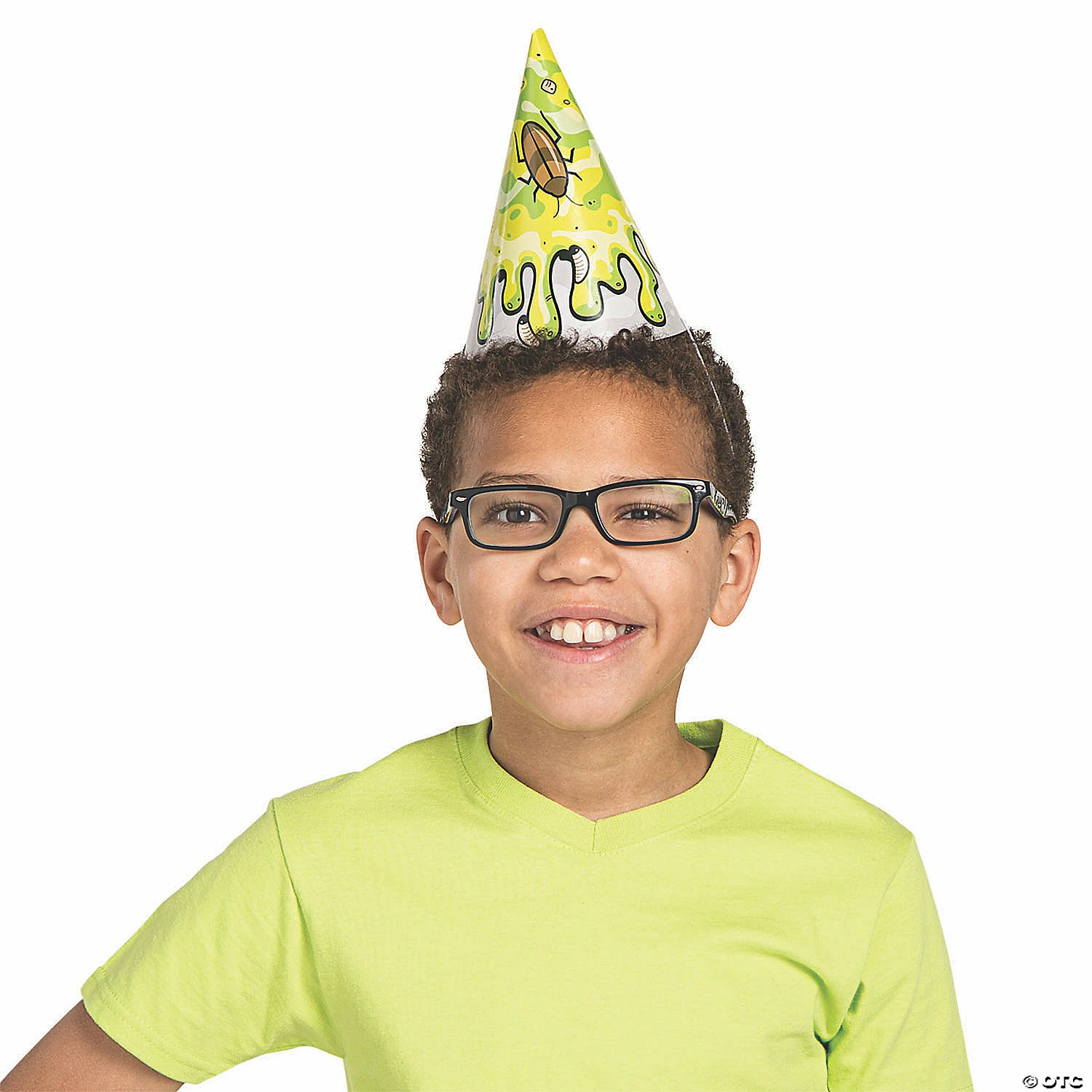 Gross Slime Cone Party Hats - 12 Pc. 2 Gross Slime Cone Party Hats - 12 Pc. - Image 2