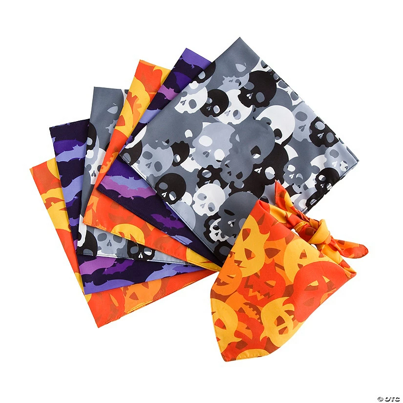 Halloween Camouflage Bandanas - 12 Pc. 1 Halloween Camouflage Bandanas - 12 Pc.