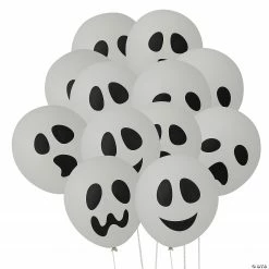 Halloween Ghost 11" Latex Balloons - 48 Pc.