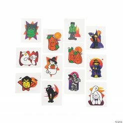 Halloween Glitter Temporary Tattoos - 72 Pc. -Halloween sale2022 halloween glitter temporary tattoos 72 pc 25 2351 pb
