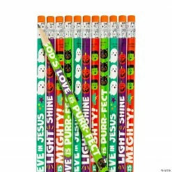 Halloween Icons Religious Pencils - 24 Pc.