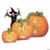 Jack-O-Lantern Cardboard Stand-Ups Halloween Decorations - 3 Pc.