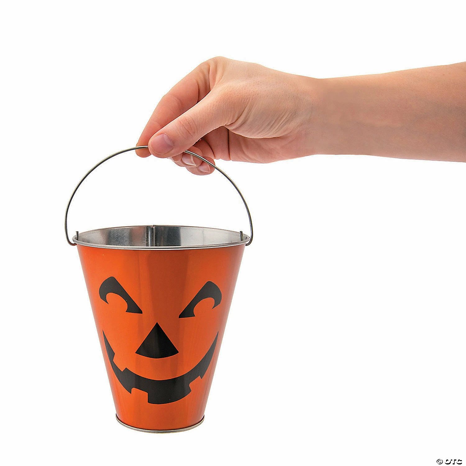 Jack-O'-Lantern Galvanized Pails - 12 Pc. 2 Jack-O'-Lantern Galvanized Pails - 12 Pc. - Image 2