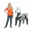 Jumbo Inflatable Unicorn Skeleton Halloween Decoration