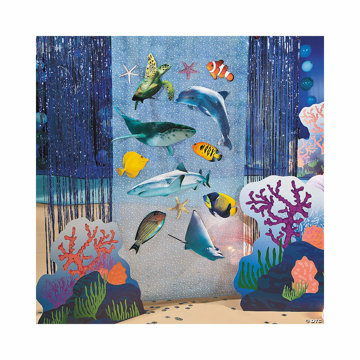Jumbo Realistic Sea Life Cutouts - 13 Pc. 2 Jumbo Realistic Sea Life Cutouts - 13 Pc. - Image 2