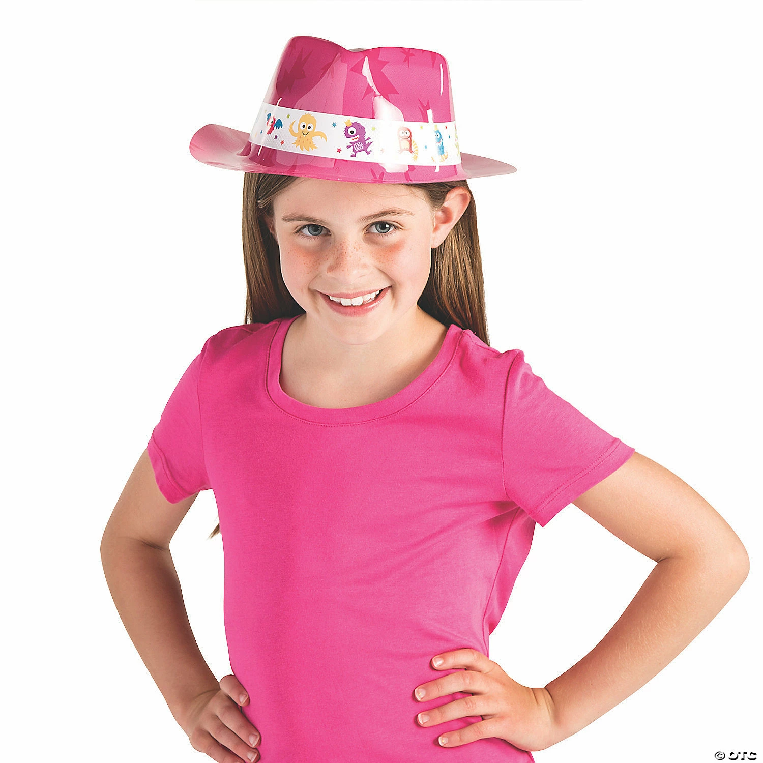 Kid’s Cute Monster Fedora Hats - 12 Pc. 2 Kid’s Cute Monster Fedora Hats - 12 Pc. - Image 2