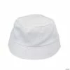 Kids' DIY White Bucket Hats - 12 pcs.