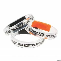 LED Light-Up Halloween Bracelets - 12 Pc. -Halloween sale2022 led light up halloween bracelets 12 pc 13846671 a01