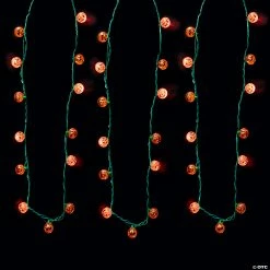 Light-Up Jack-o-Lantern Necklaces - 6 Pc.