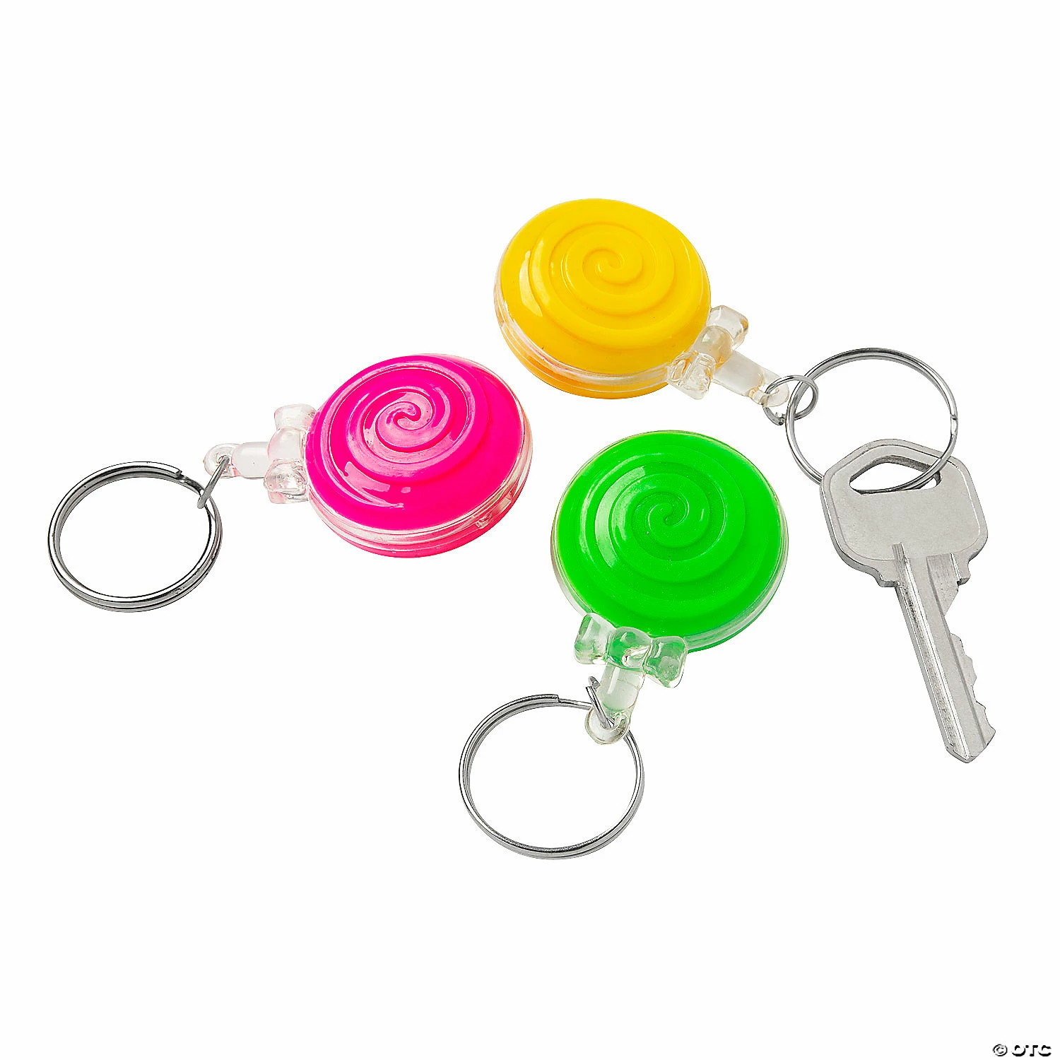 Light-Up Lollipop Keychains - 12 Pc. 2 Light-Up Lollipop Keychains - 12 Pc. - Image 2