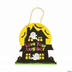 Love Your Neighbor Halloween Sign Craft Kit - Makes 12