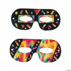 Magic Color Scratch Masks - 24 Pc.