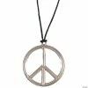 Metal Peace Necklace