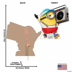 Minions™ Rise of Gru Stuart Boom Box Lifesize Cardboard Stand-Up 3 Minions™ Rise of Gru Stuart Boom Box Lifesize Cardboard Stand-Up -Halloween sale2022 minions rise of gru stuart boom box lifesize cardboard stand up14151622 a01