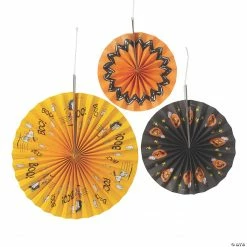 Peanuts® Halloween Hanging Fans - 6 Pc.