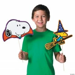 Peanuts® Halloween Photo Stick Props - 12 Pc. -Halloween sale2022 peanuts sup sup halloween photo stick props 12 pc 13746414 a01