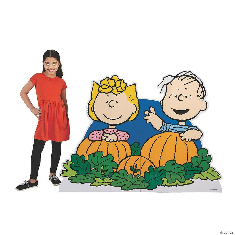 Peanuts® Linus & Sally Halloween Cardboard Stand-Up 1 Peanuts® Linus & Sally Halloween Cardboard Stand-Up