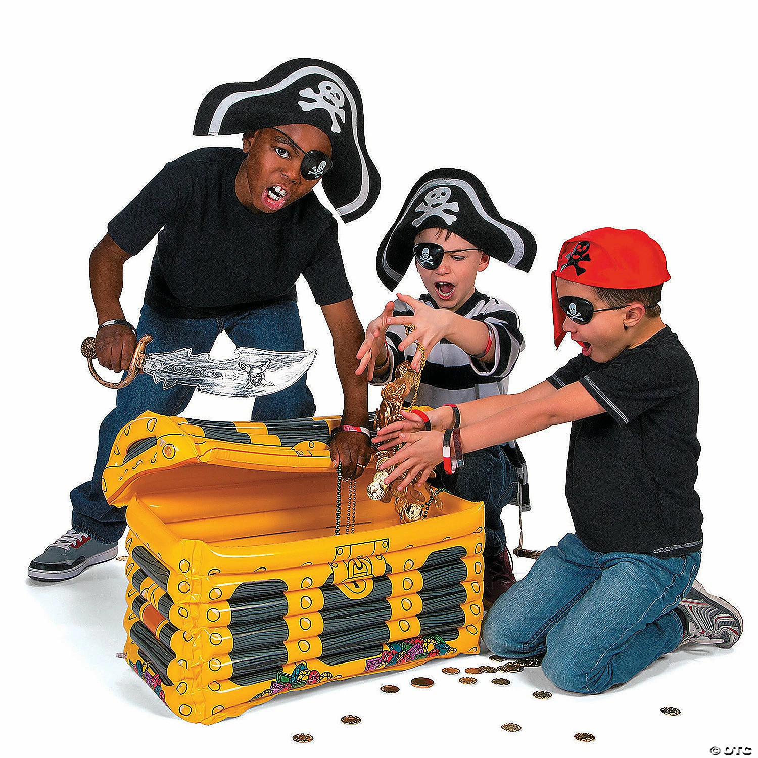 Pirate Swords with Eye Patch- 12 Pc. 2 Pirate Swords with Eye Patch- 12 Pc. - Image 2