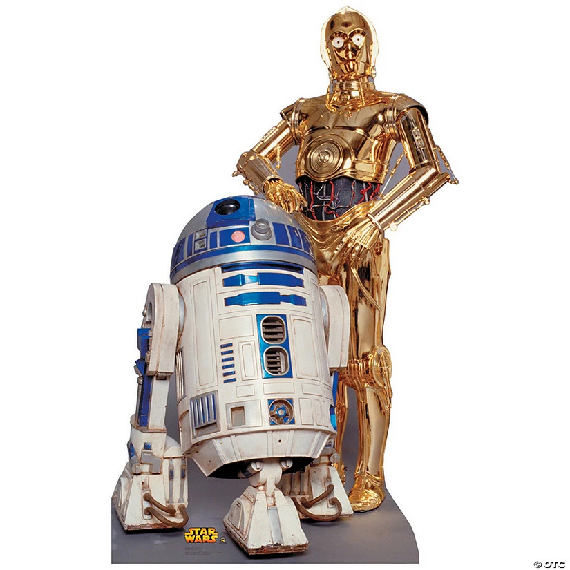 R2-D2 & C-3PO Cardboard Stand-Up 1 R2-D2 & C-3PO Cardboard Stand-Up