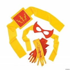 Red & Yellow Superhero Accessories - 4 Pc. -Halloween sale2022 red and yellow superhero accessories 4 pc 13771181 a02