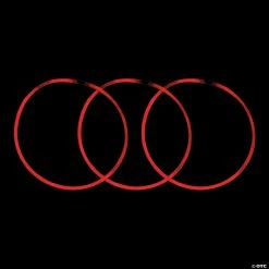 Red Glow Plastic Necklaces - 50 Pc.