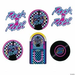 Rock ’N’ Roll Cutouts - 6 Pc.