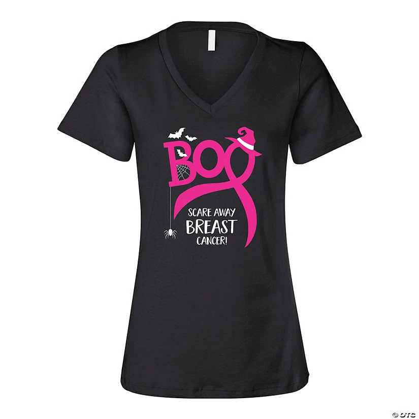 Scare Away Breast Cancer Women’s T-Shirt 1 Scare Away Breast Cancer Women’s T-Shirt