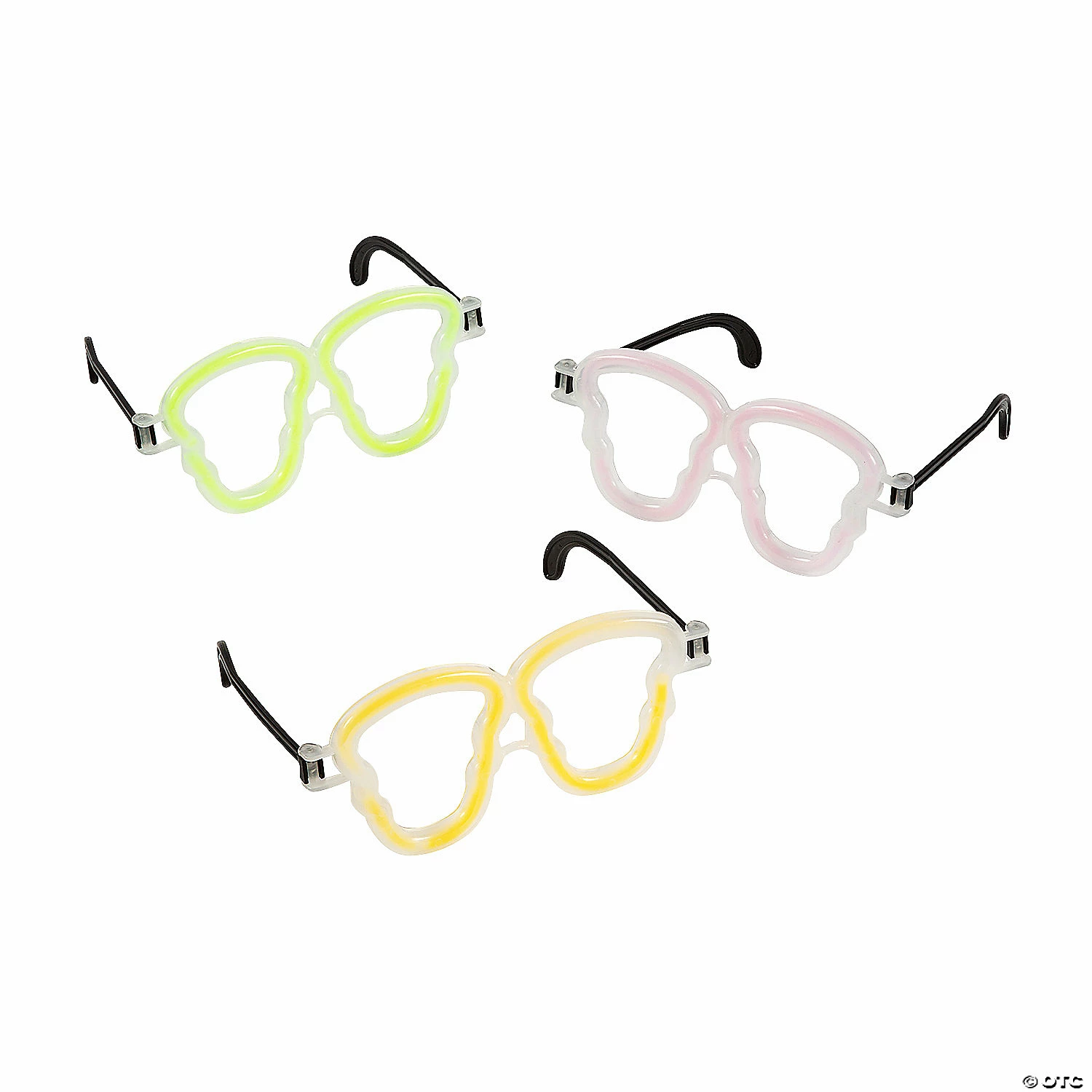 Skull-Shaped Glow Glasses - 12 Pc. 2 Skull-Shaped Glow Glasses - 12 Pc. - Image 2