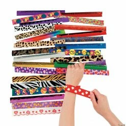 Slap Bracelet Assortment - 50 Pc.