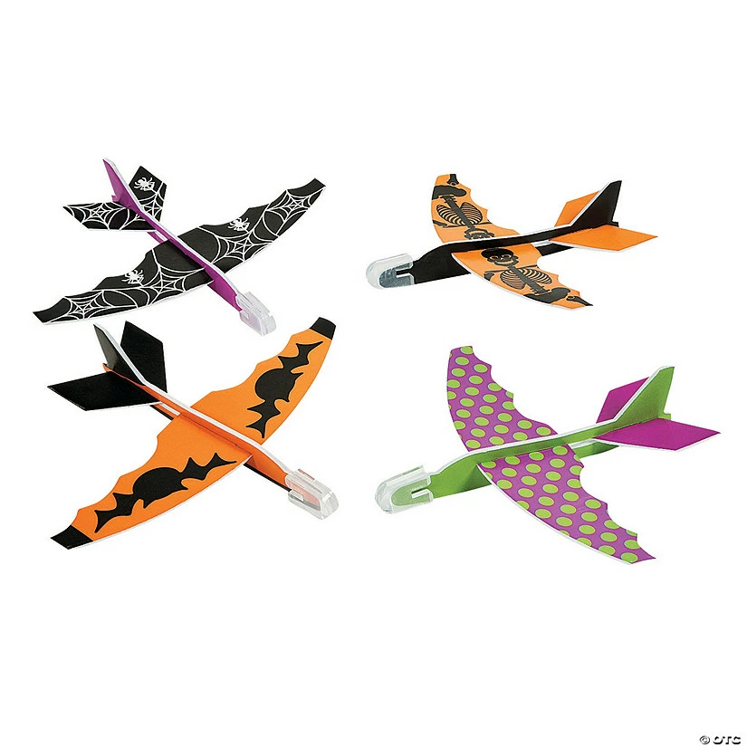 Sleek Halloween Gliders - 48 Pc. 1 Sleek Halloween Gliders - 48 Pc.
