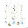 Sparkle Unicorn Hanging Swirl Decorations - 5 Pc.