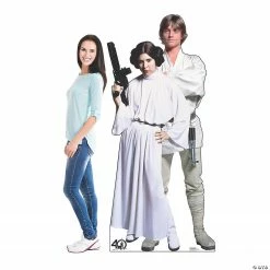 Star Wars™ 40th Anniversary Edition Luke & Leia Stand-Up