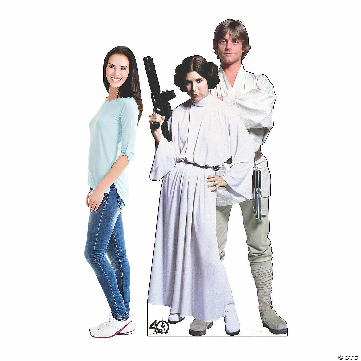 Star Wars™ 40th Anniversary Edition Luke & Leia Stand-Up 1 Star Wars™ 40th Anniversary Edition Luke & Leia Stand-Up