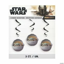 Star Wars™ The Mandalorian™ Hanging Decorations - 3 Pc.
