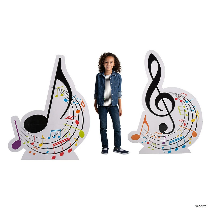 Studio VBS Music Note Stand-Up Set - 2 Pc. 1 Studio VBS Music Note Stand-Up Set - 2 Pc.
