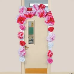 Tissue Paper Valentine Door Border