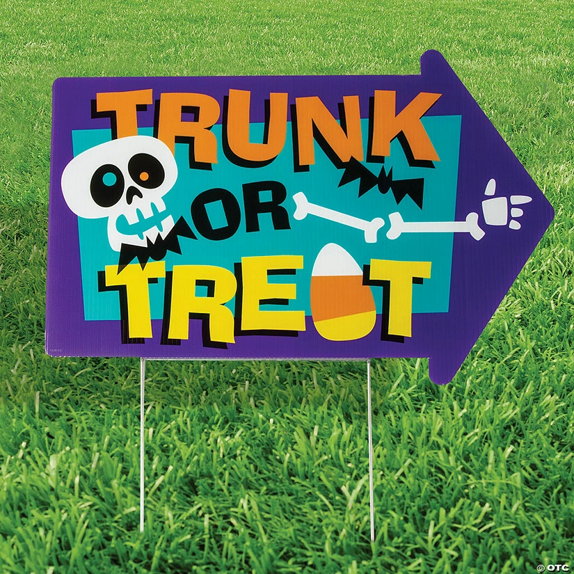 Trunk-Or-Treat Yard Sign 1 Trunk-Or-Treat Yard Sign