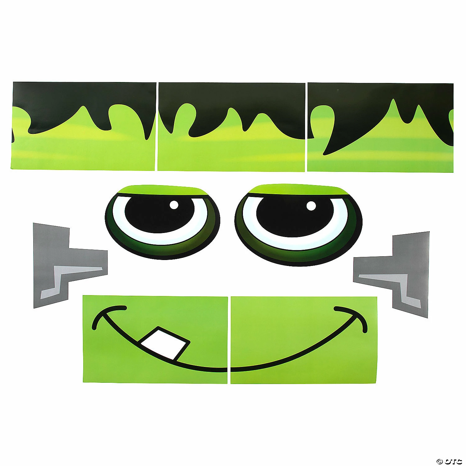 Value Green Monster Trunk-or-Treat Decorating Kit - 9 Pc. 2 Value Green Monster Trunk-or-Treat Decorating Kit - 9 Pc. - Image 2