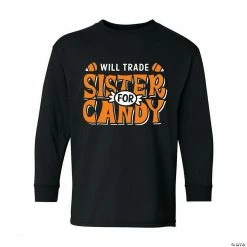Will Trade Sister for Candy Youth Long Sleeve Shirt