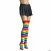 Women's Rainbow Thigh-High Stockings
